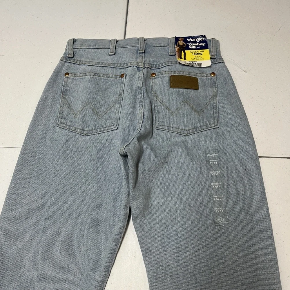 Wrangler Original Cowboy Cut Jeans Denim Natural Rise Slim Fit 3x32 Cowgirl